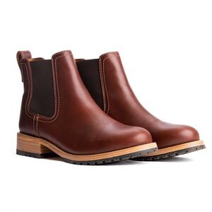 Portland Leather Goods - Patina Classic Chelsea Boots - Womens Cognac - Sz 10.5